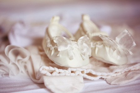 Beautiful baby shoesの写真素材
