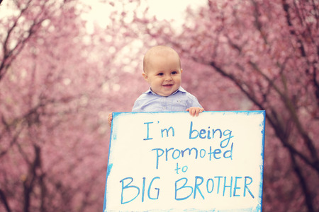 New baby arrivalの写真素材