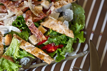 Delicious chicken saladの写真素材