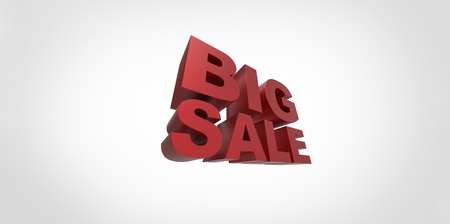 3D Big sale promo department storeの写真素材