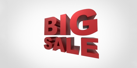 3D Big sale promo department storeの写真素材