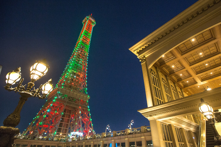 eiffel tower the parisian macauのeditorial素材