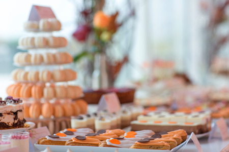 Delicious candy bar in special decoration.の写真素材