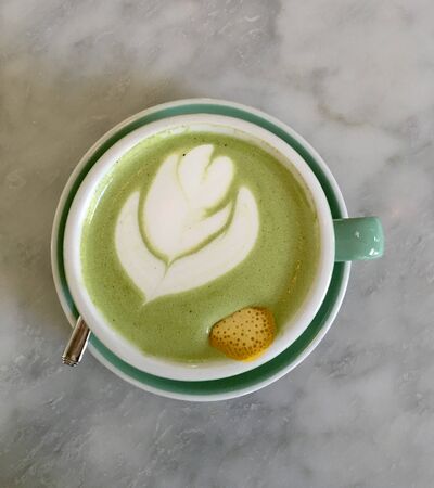 Matcha Latteの写真素材