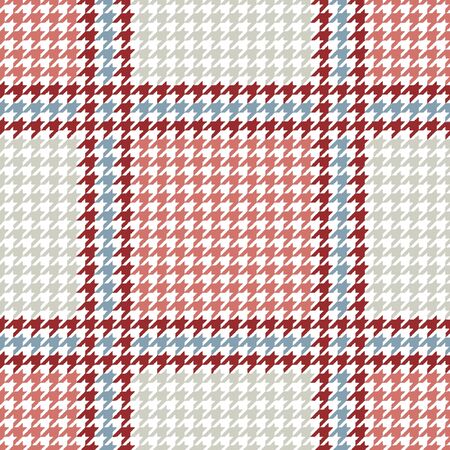 classic houndstooth seamless pattern.Seamless houndstooth checkered fashion textile pattern. Vintage colored pattern background.の写真素材