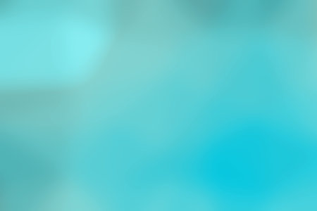 Abstract blurred blue background with bokeh effect. Vector illustration.の写真素材