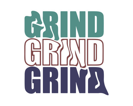 Hand drawn typography poster with text in retro style.  typography T shirt designのイラスト素材