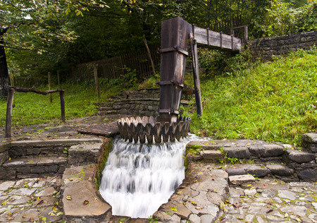 ancient laundry greenery and natureの写真素材