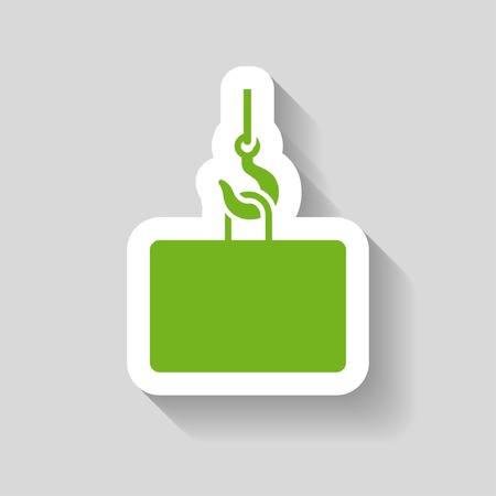 Pictograph of crane hookのイラスト素材