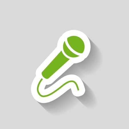 Microphone iconのイラスト素材