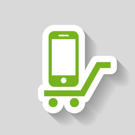Pictograph of mobileのイラスト素材