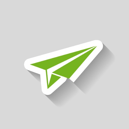 Pictograph of airplaneのイラスト素材