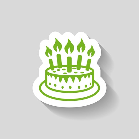 Pictograph of cakeのイラスト素材