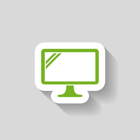 Pictograph of computerのイラスト素材