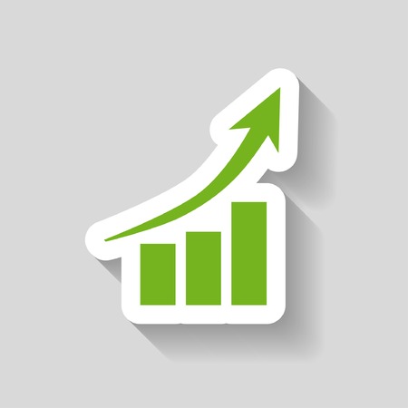 Pictograph of graphのイラスト素材