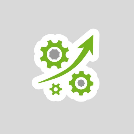 Pictograph of gearのイラスト素材