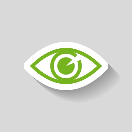 Pictograph of eyeのイラスト素材