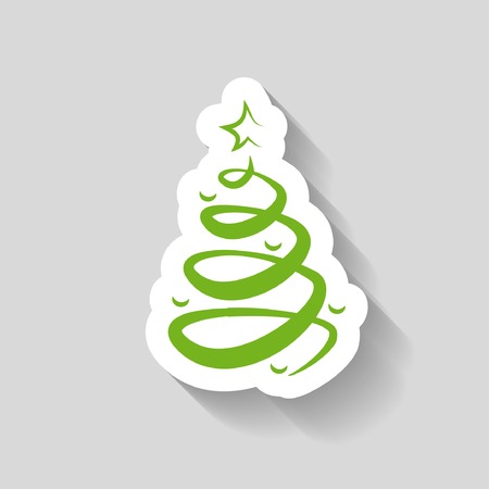 Pictograph of christmas treeのイラスト素材