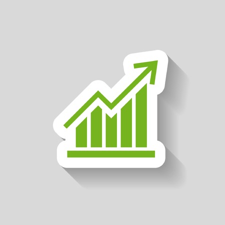 Pictograph of graphのイラスト素材
