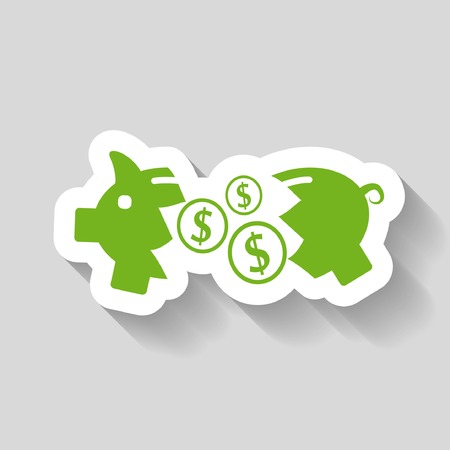 Pictograph of moneyboxのイラスト素材