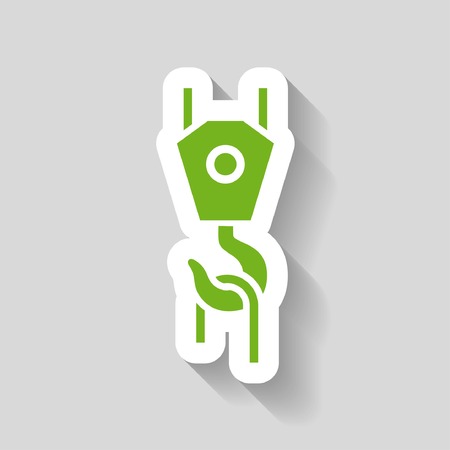 Pictograph of crane hookのイラスト素材