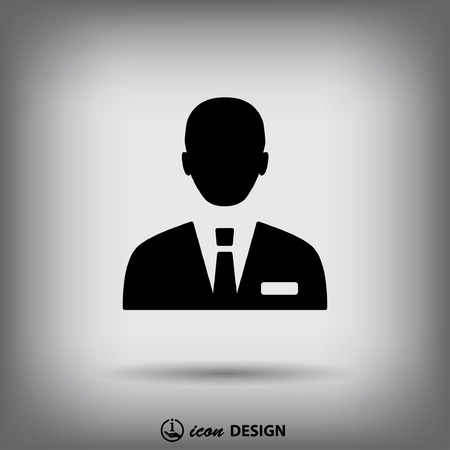 Pictograph of businessmanのイラスト素材