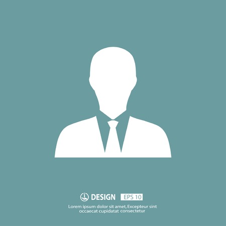 Pictograph of businessmanのイラスト素材