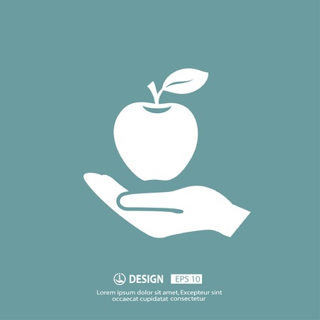 Pictograph of appleのイラスト素材