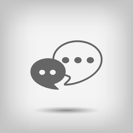 Pictograph of message or chatのイラスト素材