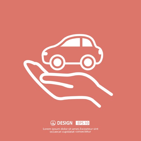 Pictograph of carのイラスト素材