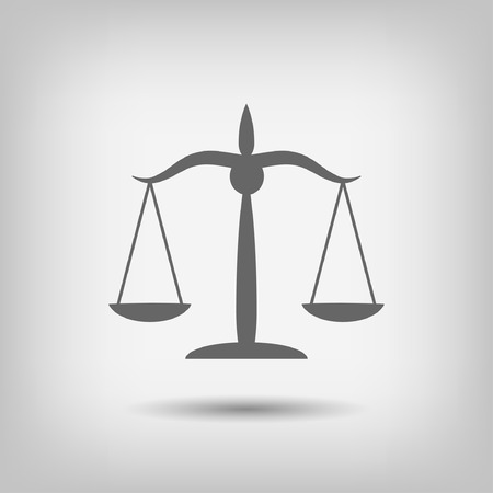 Pictograph of justice scalesのイラスト素材