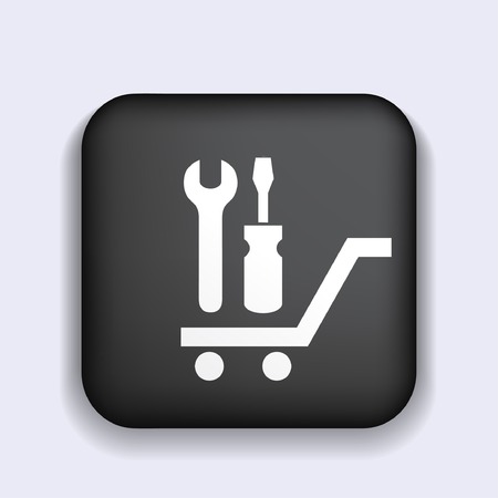 Pictograph of gearのイラスト素材