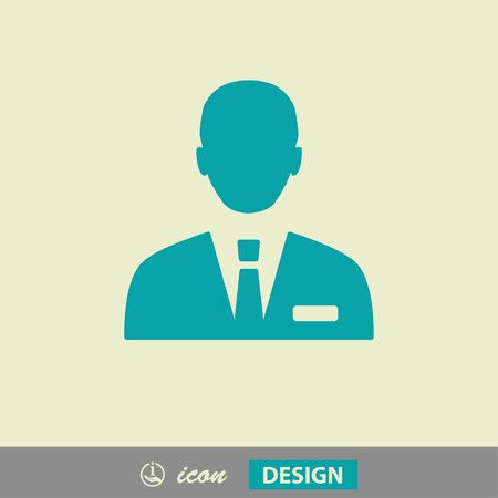 Pictograph of businessmanのイラスト素材