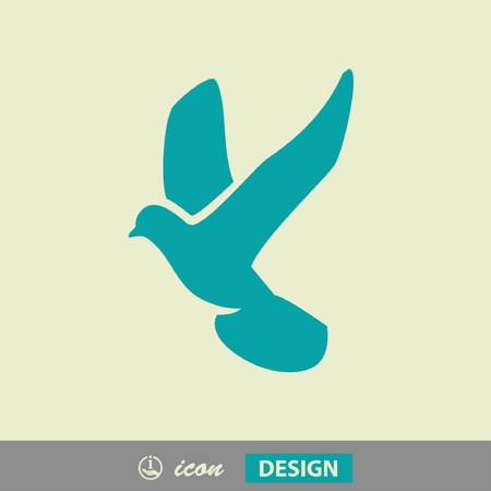 Pictograph of birdのイラスト素材