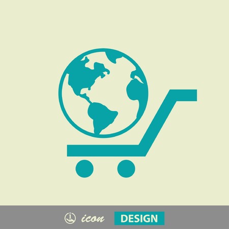 Pictograph of globeのイラスト素材