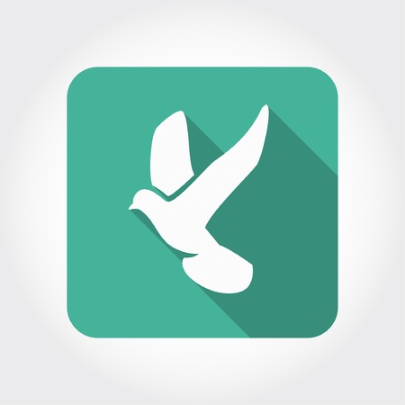 Pictograph of birdのイラスト素材