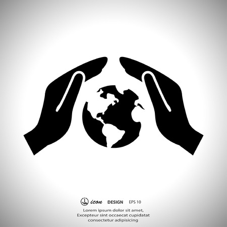 Pictograph of globeのイラスト素材