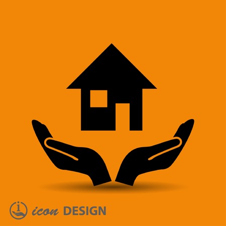 Pictograph of homeのイラスト素材