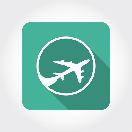 Pictograph of airplaneのイラスト素材