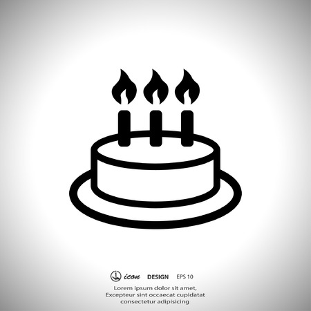 Pictograph of cakeのイラスト素材