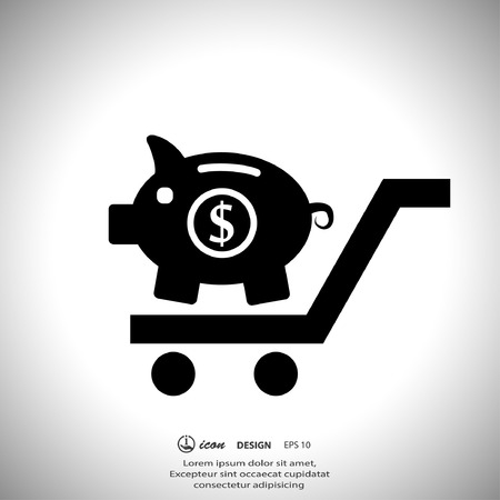 Pictograph of moneyboxのイラスト素材