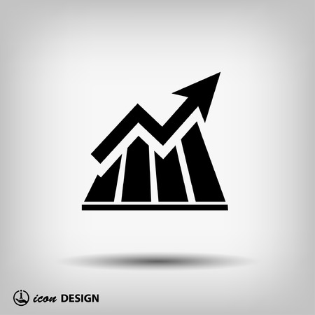 Pictograph of graphのイラスト素材