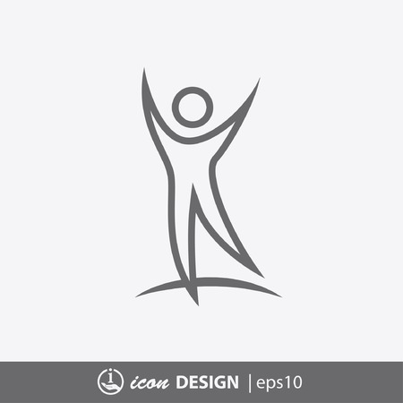 Pictograph of success peopleのイラスト素材