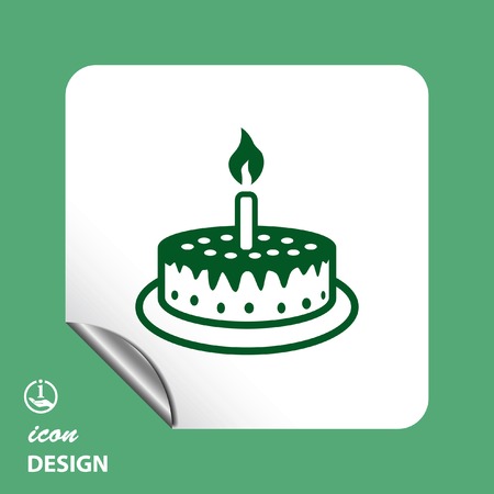 Pictograph of cakeのイラスト素材