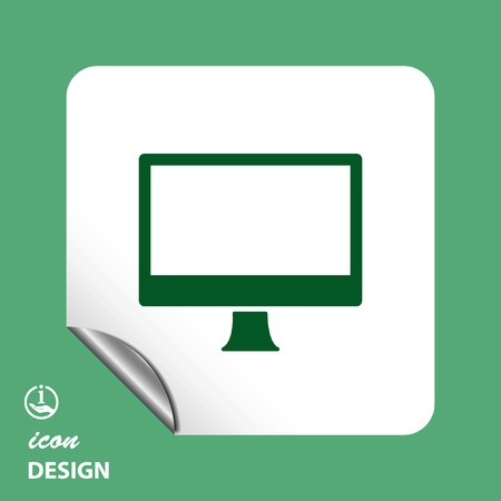 Pictograph of computerのイラスト素材