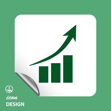 Pictograph of graphのイラスト素材