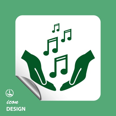 Pictograph of musicのイラスト素材