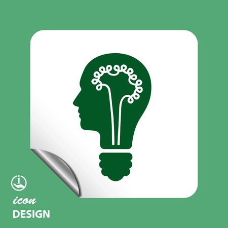Pictograph of bulb conceptのイラスト素材