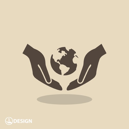 Pictograph of globeのイラスト素材