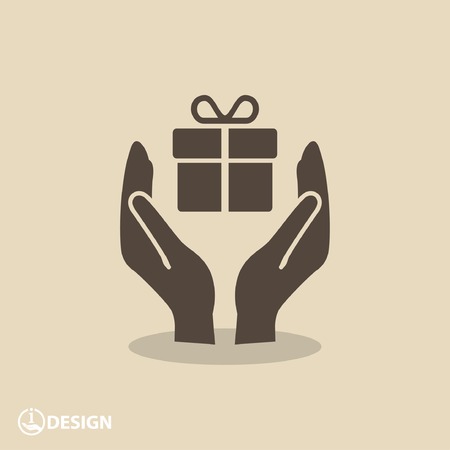 Pictograph of giftのイラスト素材